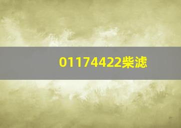 01174422柴滤