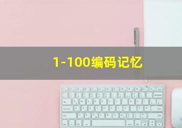 1-100编码记忆