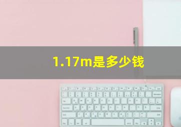 1.17m是多少钱