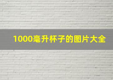 1000毫升杯子的图片大全