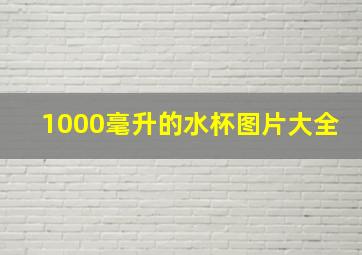 1000毫升的水杯图片大全