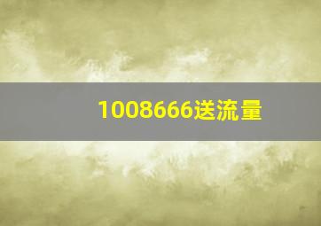 1008666送流量