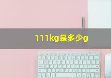 111kg是多少g