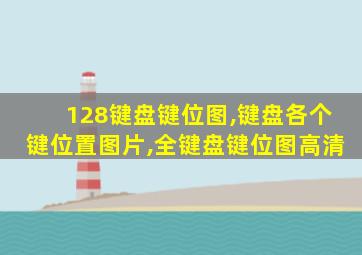 128键盘键位图,键盘各个键位置图片,全键盘键位图高清