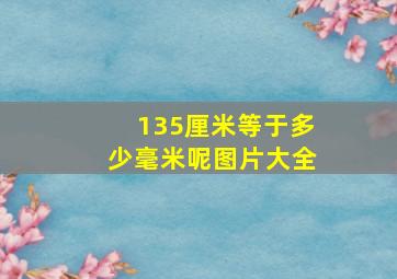 135厘米等于多少毫米呢图片大全