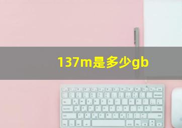 137m是多少gb