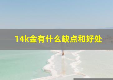 14k金有什么缺点和好处