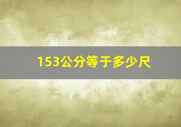 153公分等于多少尺