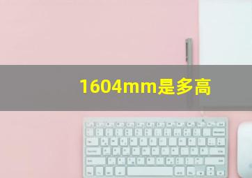 1604mm是多高