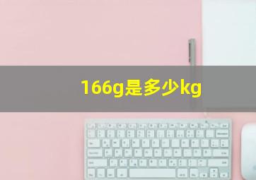 166g是多少kg