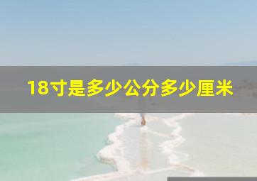 18寸是多少公分多少厘米