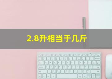 2.8升相当于几斤