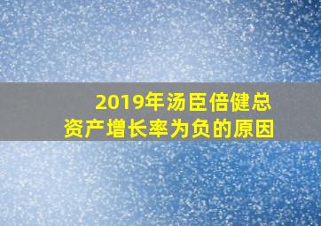 2019年汤臣倍健总资产增长率为负的原因