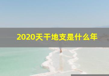 2020天干地支是什么年