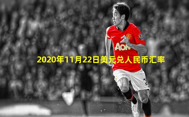 2020年11月22日美元兑人民币汇率