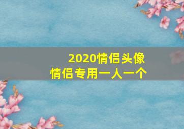 2020情侣头像情侣专用一人一个