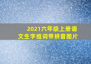 2021六年级上册语文生字组词带拼音图片