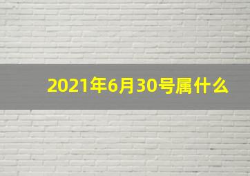 2021年6月30号属什么