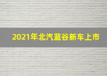 2021年北汽蓝谷新车上市