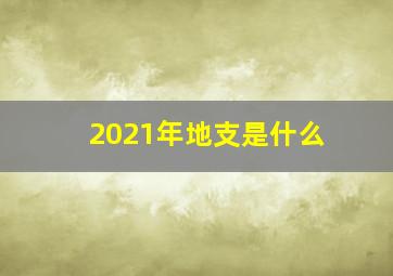 2021年地支是什么