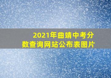 2021年曲靖中考分数查询网站公布表图片