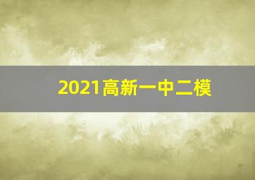 2021高新一中二模