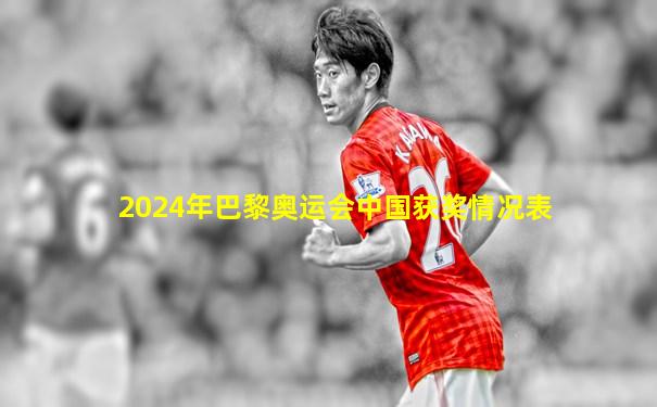 2024年巴黎奥运会中国获奖情况表