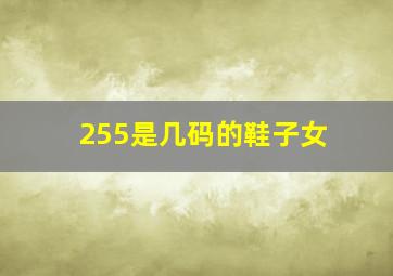 255是几码的鞋子女