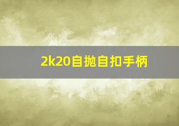 2k20自抛自扣手柄