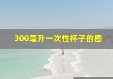 300毫升一次性杯子的图