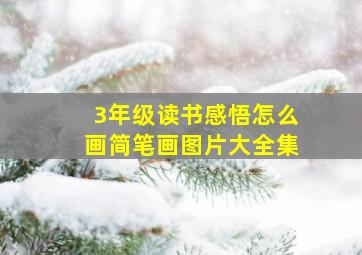 3年级读书感悟怎么画简笔画图片大全集