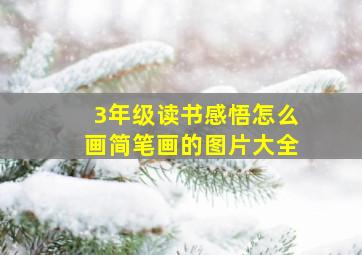 3年级读书感悟怎么画简笔画的图片大全