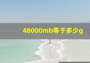 48000mb等于多少g