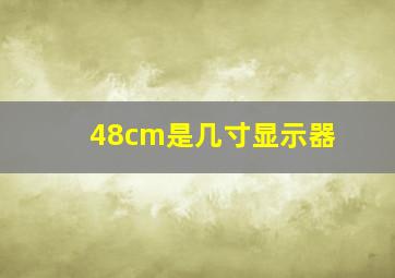 48cm是几寸显示器