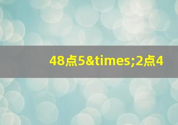 48点5×2点4