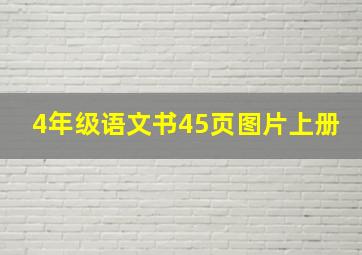 4年级语文书45页图片上册