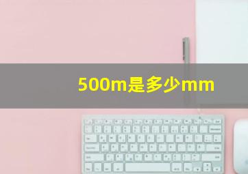 500m是多少mm