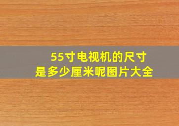 55寸电视机的尺寸是多少厘米呢图片大全