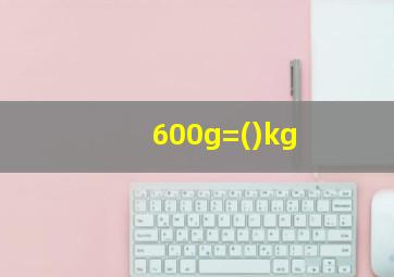 600g=()kg