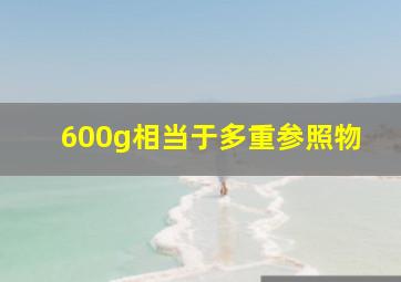 600g相当于多重参照物