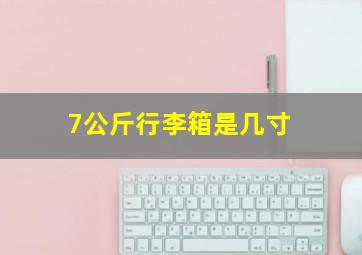 7公斤行李箱是几寸