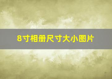 8寸相册尺寸大小图片