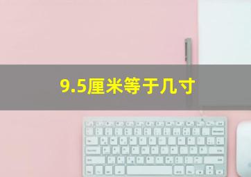 9.5厘米等于几寸