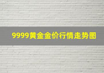 9999黄金金价行情走势图