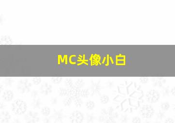 MC头像小白