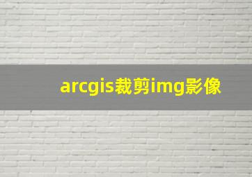 arcgis裁剪img影像