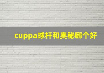 cuppa球杆和奥秘哪个好