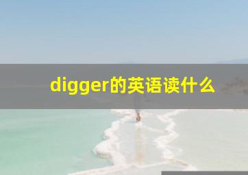 digger的英语读什么