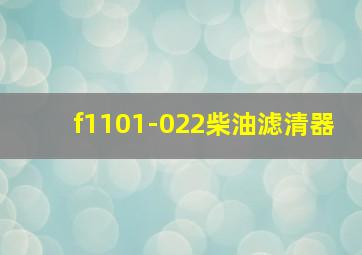 f1101-022柴油滤清器