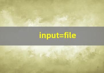 input=file